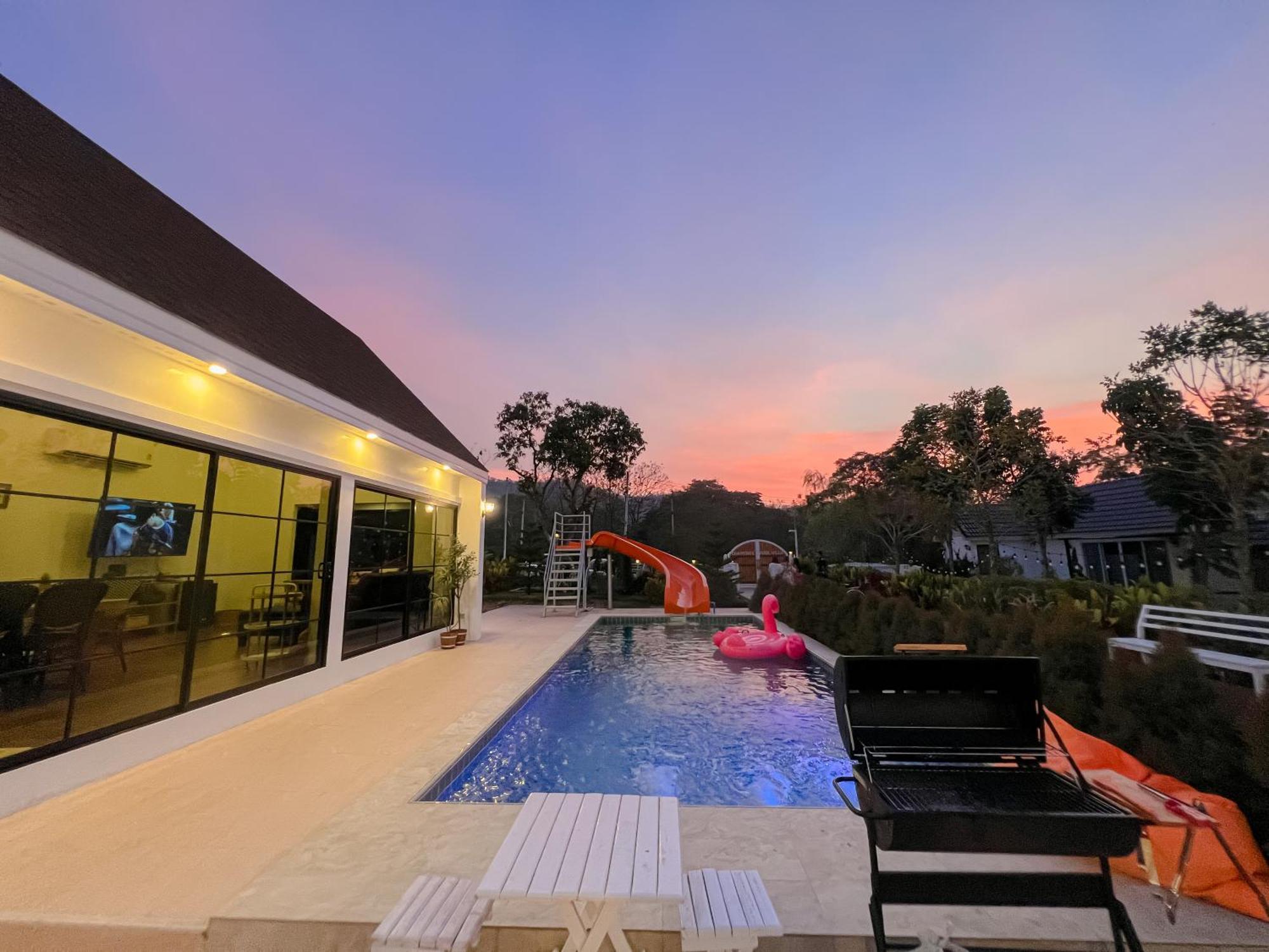 Chamonte Pool Villa Khao Yai Ban Muak Lek Nai Dış mekan fotoğraf